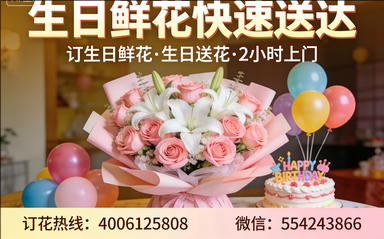 新乡原阳县订生日鲜花生日送花